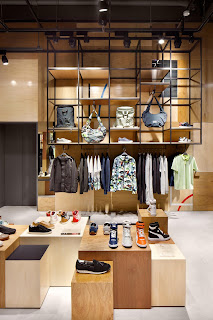 Green Pear Diaries, interiorismo, retail, Puma, Puma Black Label Stores, Beijing, Osaka