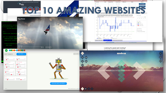 Top 10 Amazing Web Sites