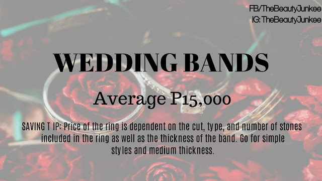 weddings cost rates philippines 2019