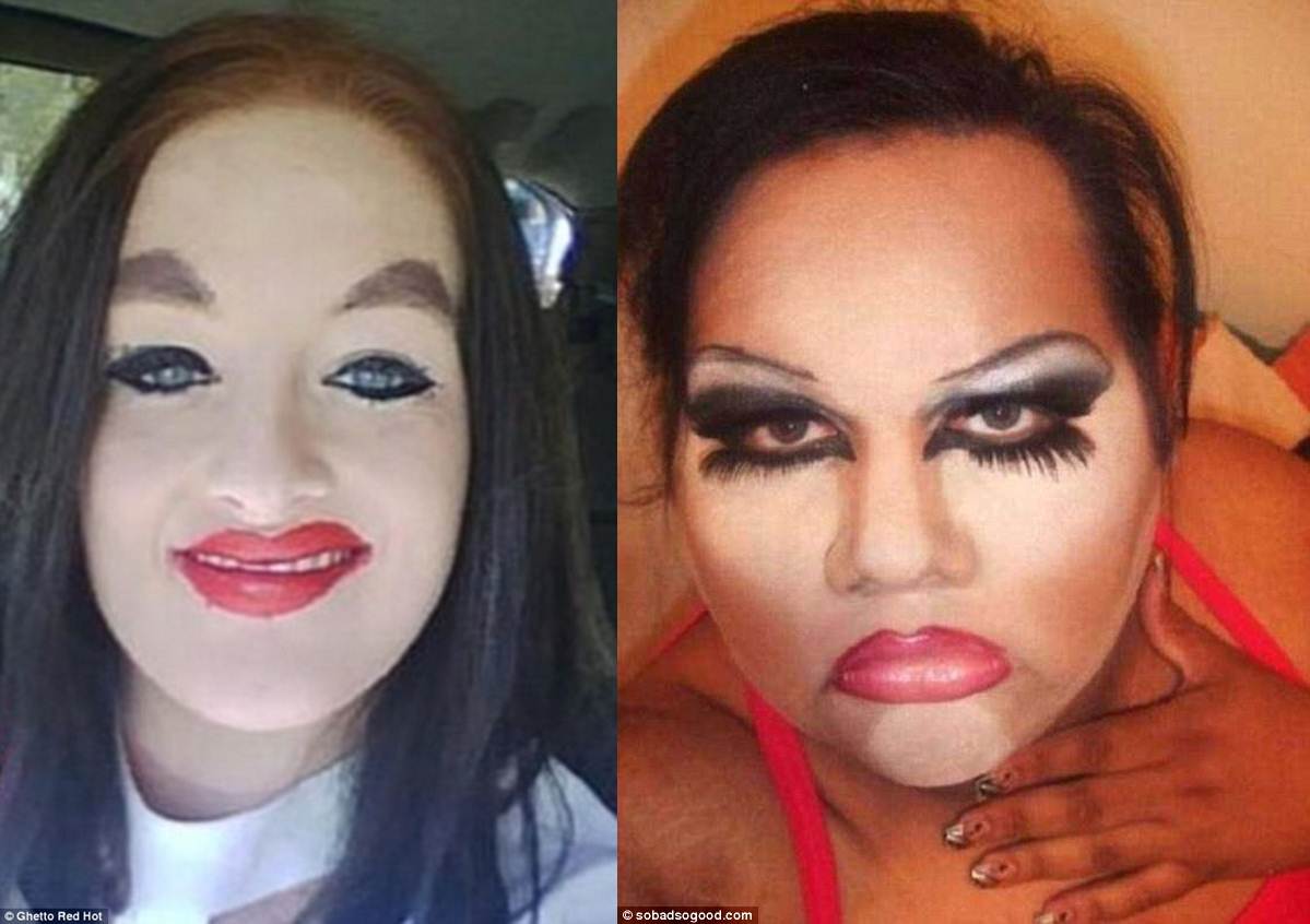 8 Foto Ini Buktikan Make Up Tak Selamanya Bikin Cantik Informasi