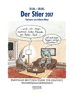 Stier 2017: Sternzeichen-Cartoonkalender