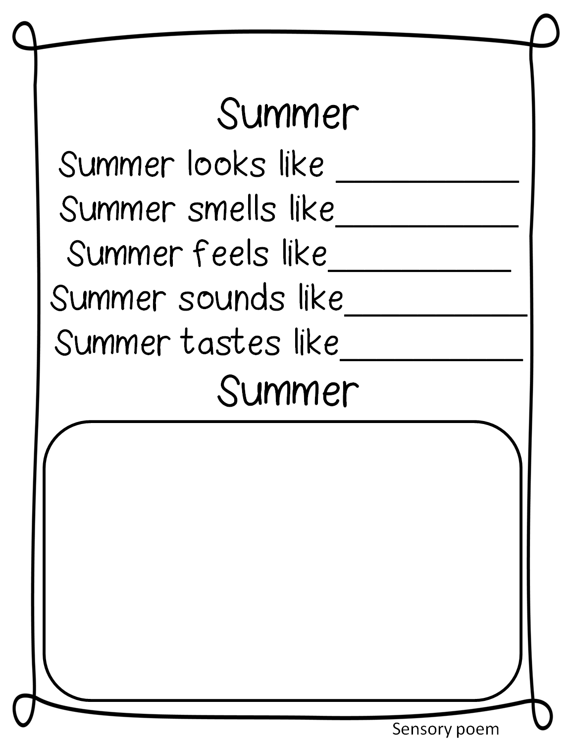 Summer Poems For Kids 2