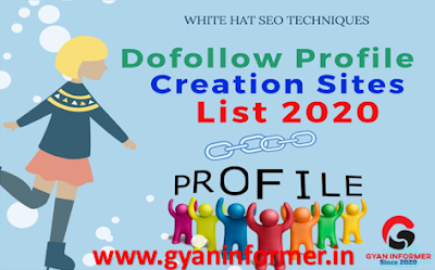 High DA Dofollow Profile Creation Sites List