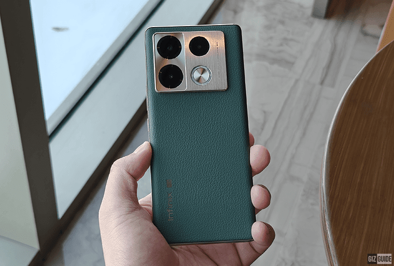 The full-back design of Infinix NOTE 40 Pro+ 5G