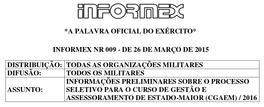 http://www.eb.mil.br/documents/16768/6126065/Informex+n%C2%BA+009.pdf/d8e57610-6581-4aa8-80ed-b27181c22a43