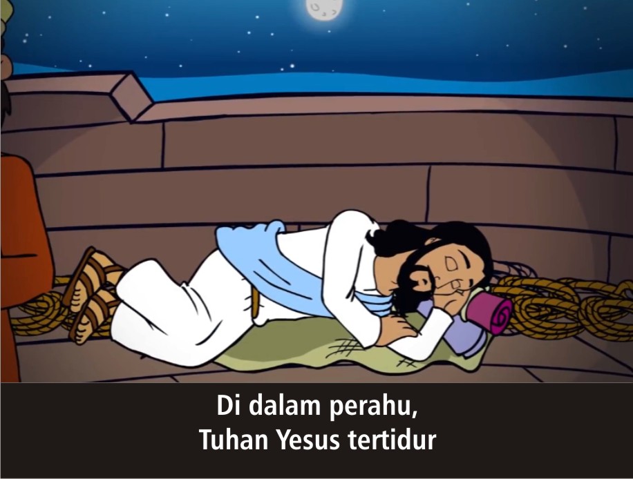 Komik Alkitab Anak: Tuhan Yesus Meredakan Angin Ribut