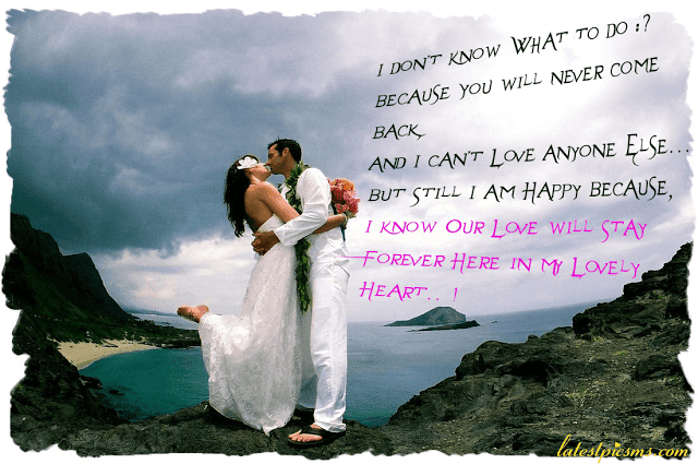 true heart lovely couple kiss photo quotes