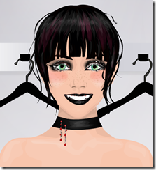Gothic princess face