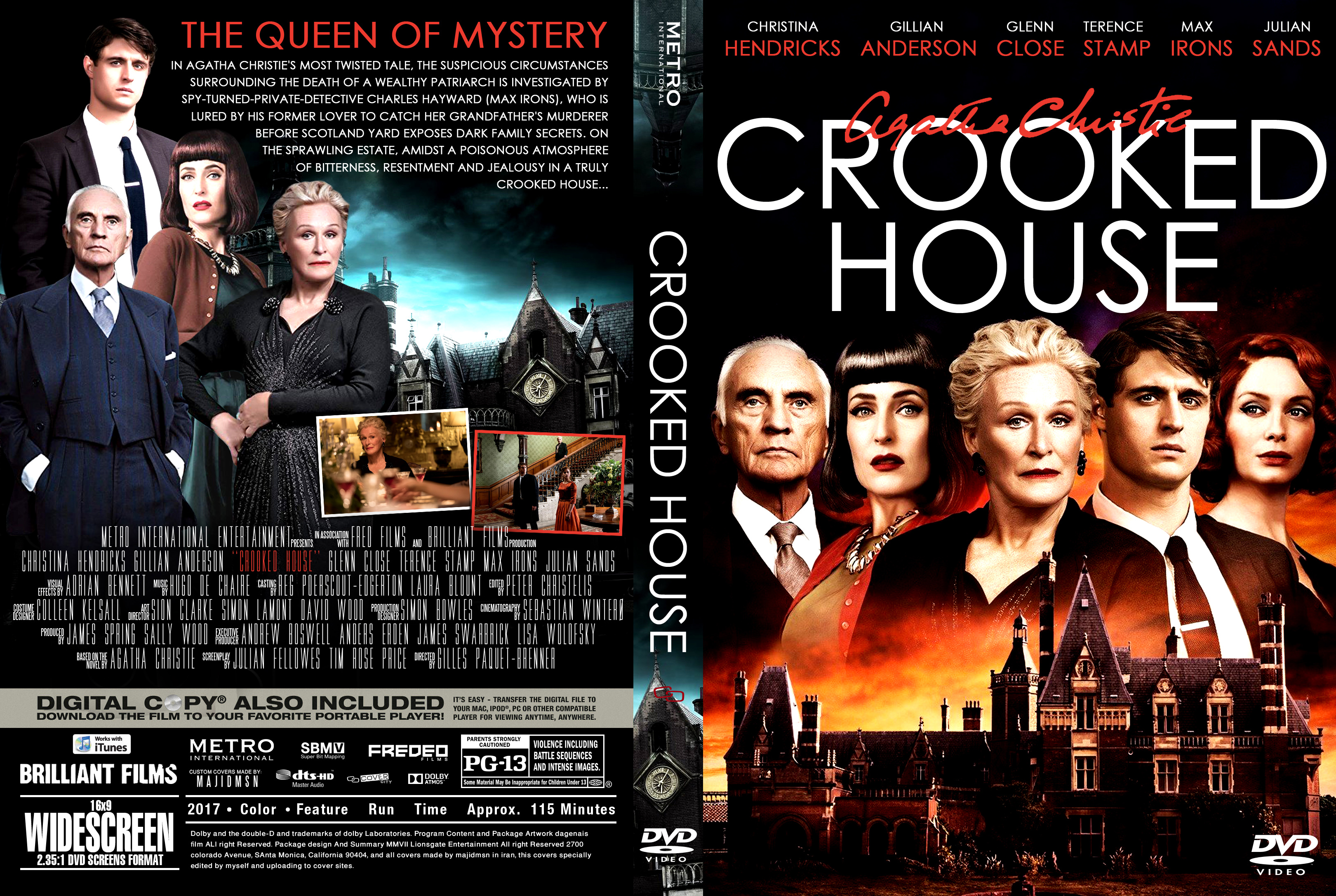 Crooked House DVD Cover  Cover Addict - DVD, Bluray 