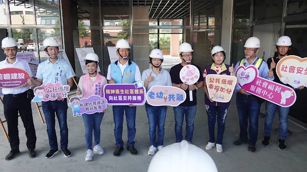▲「前瞻基礎建設-整建長照衛福據點」彰化縣員林市衛生所暨長照社福大樓新建工程預計今年8月完工，期許新大樓營運後成為「老有所養、幼有所依」的福利設施與場館，普及、平價又優質的育兒及老年照護環境。（記者林明佑攝）
