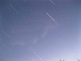 star trails over bowling green