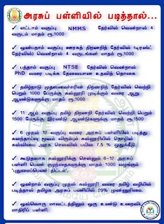 அரசுப்பள்ளிகளில் குழந்தைகளை சேர்ப்பதால் கிடைக்கும் நன்மைகள்