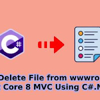 Search & Delete File from wwwroot in Asp.Net Core 8 MVC Using C#.Net