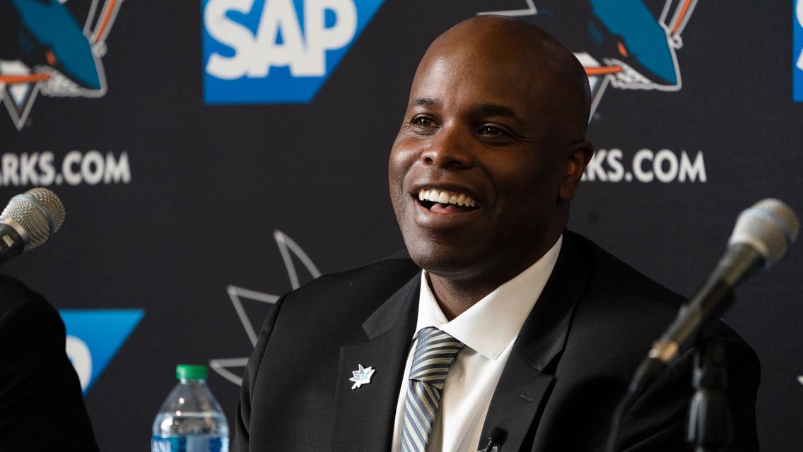 San Jose Sharks Hire Mike Grier As NHL's First Black General Manager