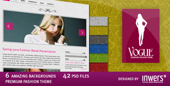 VOGUE - fashionable template. - Fashion Retail