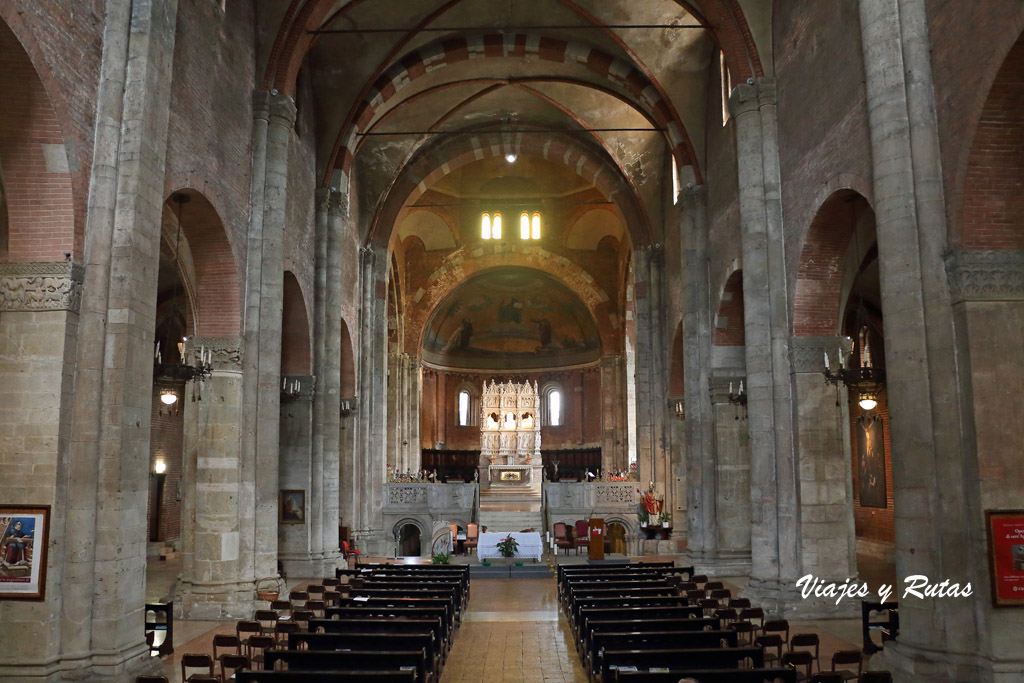 Interior de San Pietro in ciel d’oro