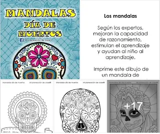 mandala dia de muertos