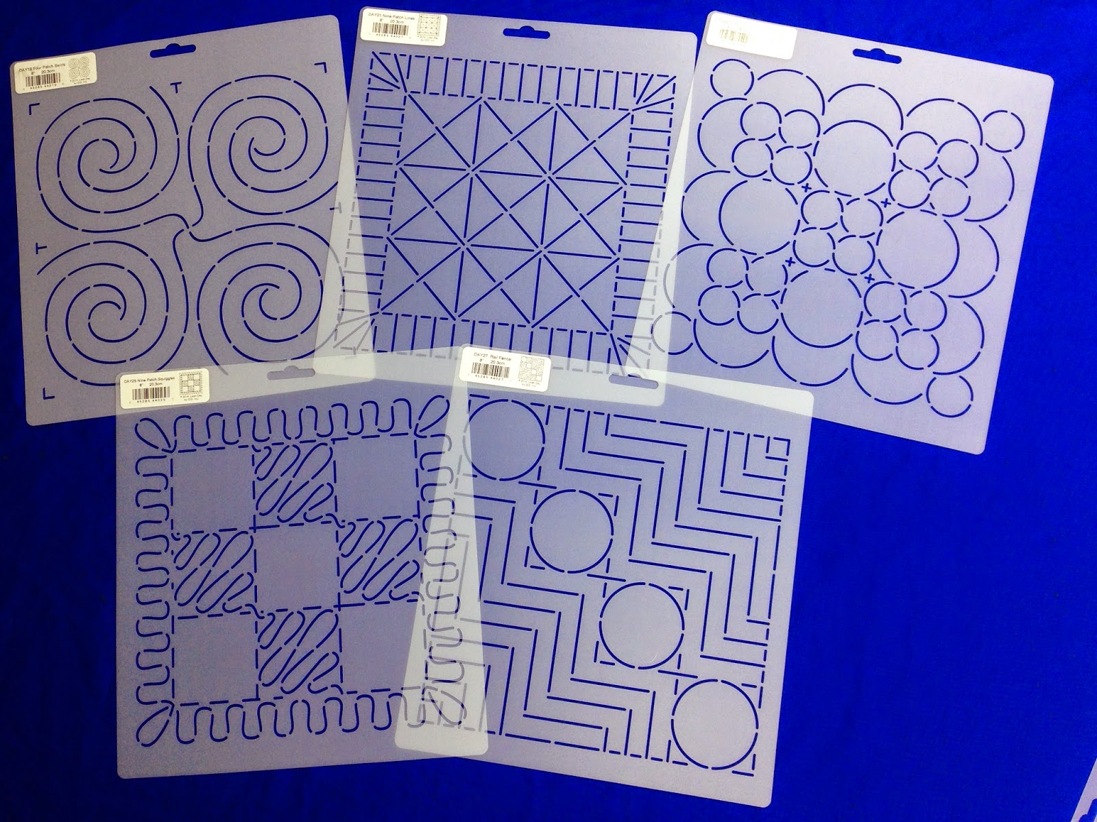 the free motion quilting project building block stencils