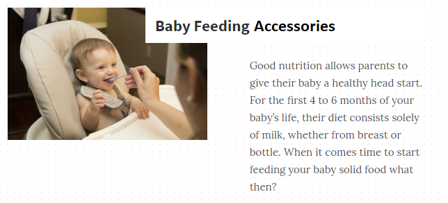 baby feeding accessories