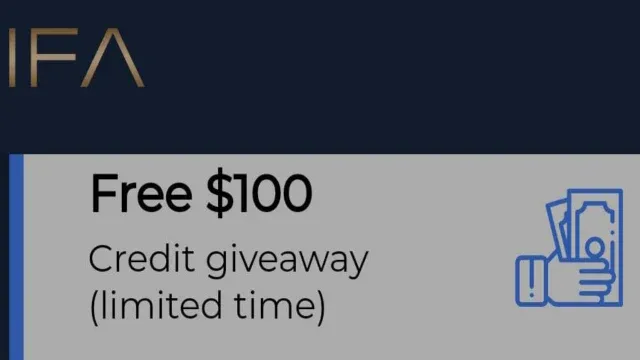 IFA Broker the $100 Free Bonus