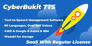 CyberBukit TTS - Text to Speech - SaaS Ready