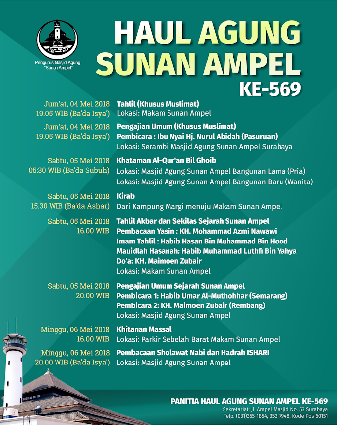 Info Haul Ampel Ke-569 Tahun 2018