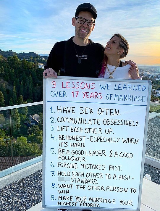Couple who have been married for 17 years share their nine rules for a successful relationship