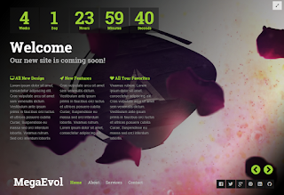 MegaEvol Blogger Template