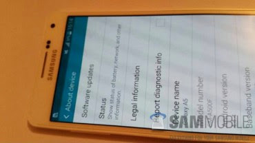 Samsung Leaked Galaxy A5 SM-A500 Smartphone