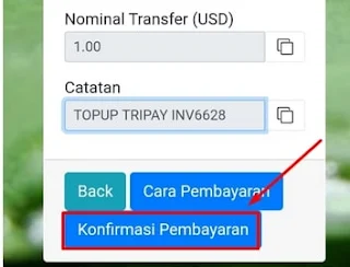 Konfirmasi Pengiriman dan Deposit