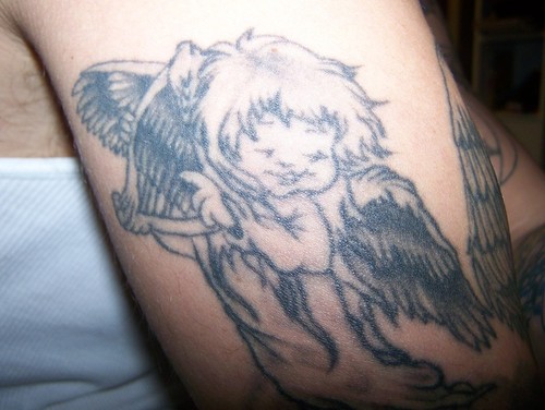 Tattoos Of Angels Praying. praying angel tattoo.