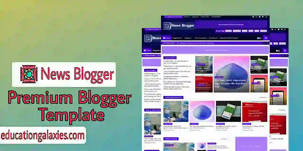 News Blogger Premium Blogger Template Free Download Latest