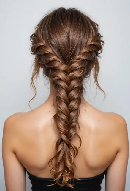 Rope Braid with Curls