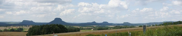 Panorama Sächsische Schweiz (Königsstein, Lilienstein)