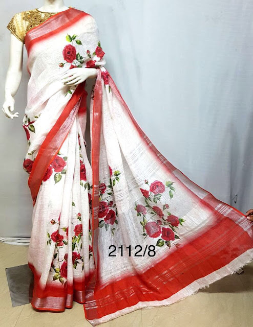 Digital Print Sarees