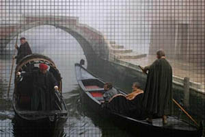 El mercader de Venecia, gondola