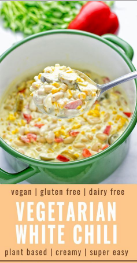 VEGETARIAN WHITE CHILI