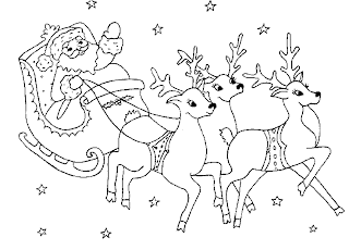 Santa Claus for Coloring, part 2