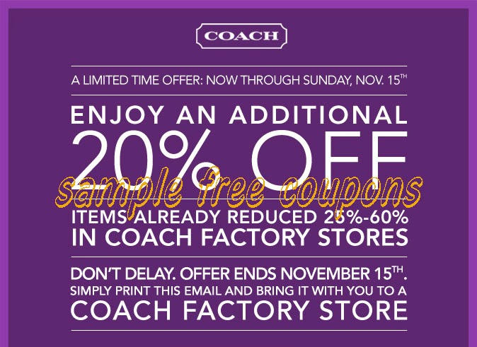 coach coupons you can save and print coupon grocery coupons that you ...