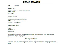 Contoh Surat Permohonan Permintaan Data Perusahaan Untuk Skripsi