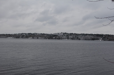 deeper, larger, ice free lake in early November