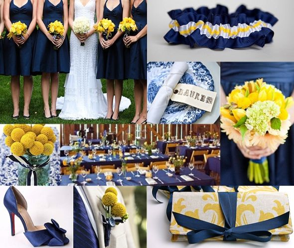 Royal Blue Bright Yellow