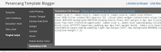 membuat tampilan label blog keren dengan kode CSS