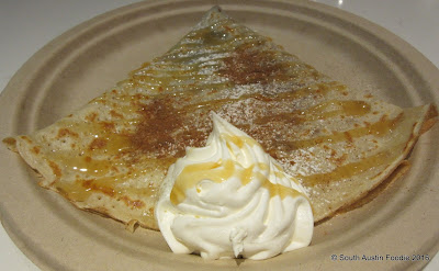 Crepe Crazy South Lamar -- brown butter and sugar crepe