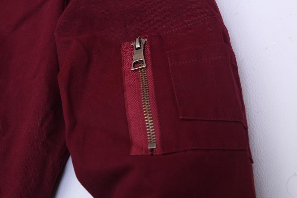 Áo khoác nam bomber kaki 2 lớp cao cấp 