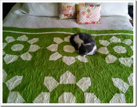 Blossom Quilt Quilting