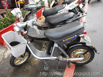 我們租借的自動自行車