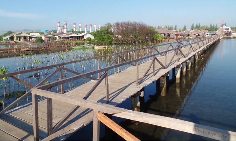 Menikmati Keindahan Alam Jembatan Cinta Tarumajaya di Bekasi