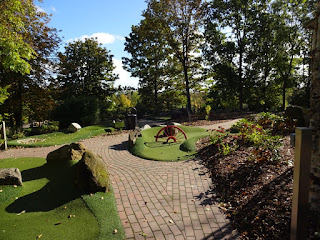 Adventure Golf course at Telford Town Park