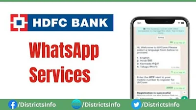 HDFC Bank WhatsApp services